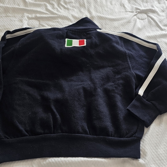 Italia Zip Up Track Jacket Blue Venice Collection Toddler Size 5/6 NWT